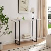 Kings Brand Furniture Console Table with Shelves - Modern Metal Wood Sofa Table for Living Room, Entryway, Hallway, Foyer - 4 of 4