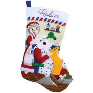 Santa's Stylist Felt Stocking Kit by MerryStockings - 1 of 1