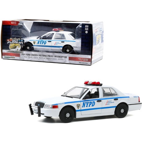 Hot Pursuit 1:24 2011 Ford Crown Victoria Police Departamento de Policía de Nueva York NYPD 