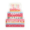Packed Party Happy Happy Birthday Cake 8-Count Dinner Plate - 3 of 3