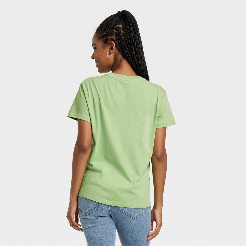 Women&#39;s Strawberry Shortcake Kindness Graphic T-Shirt- Green, 2 of 4