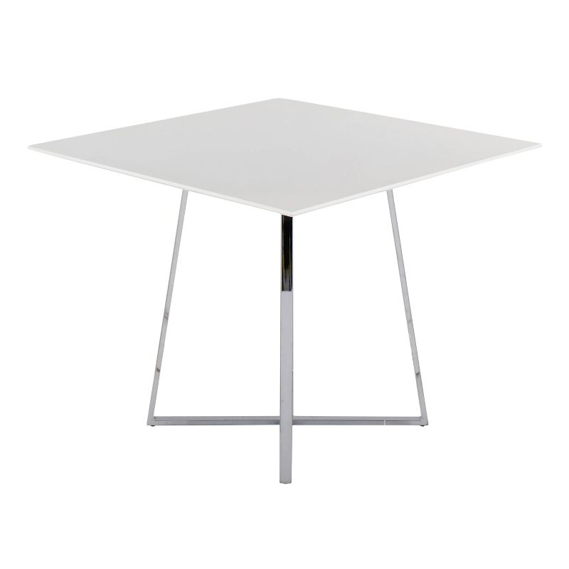 36" Cosmo Square Dining Table Glass - LumiSource, 3 of 9