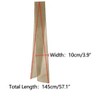 INSPIRE CHIC Women Pleated Pure Chiffon Long Solid Color Semi Sheer Stretchy Neck Scarves 1Pc - 3 of 4