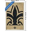 Trends International NFL New Orleans Saints - Logo 25 Framed Wall Poster Prints - 3 of 4