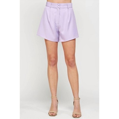 Women's Wo's High Waist Dressy Shorts - Strut & Bolt