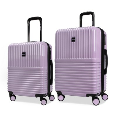 World Traveler Dejuno Tonal 2-Piece High-Quality Polycarbonate Lightweight Hardside Expandable Spinner Luggage Set with TSA Lock (20 & 24)