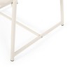 Modern Metal Outdoor End Table, Matte-Finished Patio Side Table for Outside, 20.5" Wide Rectangle Patio End Table -Christopher Knight Home - 4 of 4