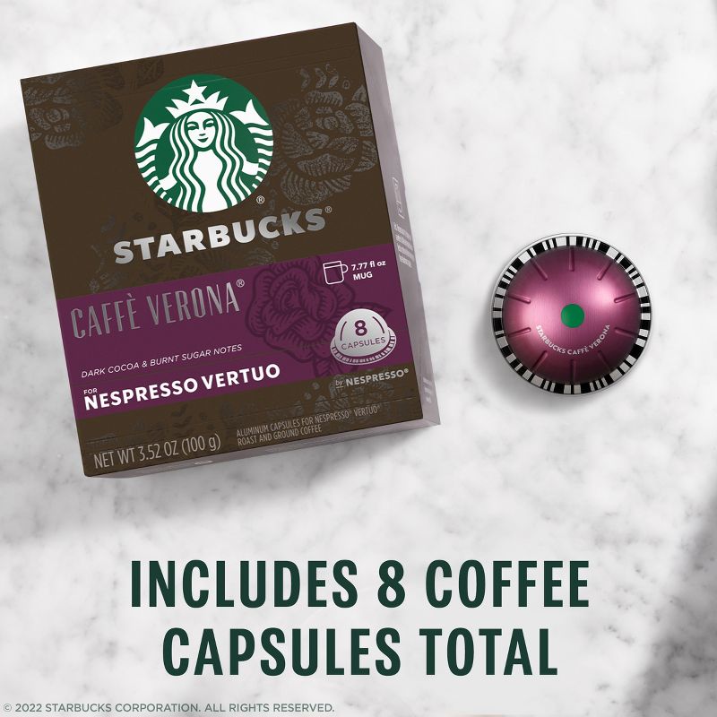 Starbucks by Nespresso&#160;Vertuo&#160;Line Pods Dark Roast Coffee Caffe Verona - 8ct, 5 of 10