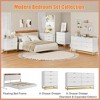 Whizmax Modern Dresser w/ Metal Legs & Wide Drawers - Large Storage Chest for Bedroom, Living Room - 3 of 4