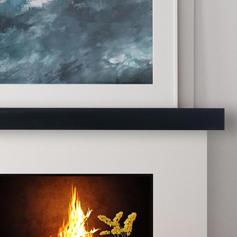 Mantels Direct Mantels Direct Bedford 60 Inch Maple Wood Black Mantel ...