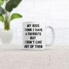 Crazy Dog My Kids Think I Have A Favorite But I Dont Like Any Of Them Mug Funny Sarcastic Graphic Novelty Coffee Cup-11oz - 2 of 4