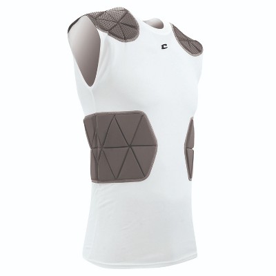 Photo 1 of Champro Dri-Gear Padded Shirt Yth White Small 