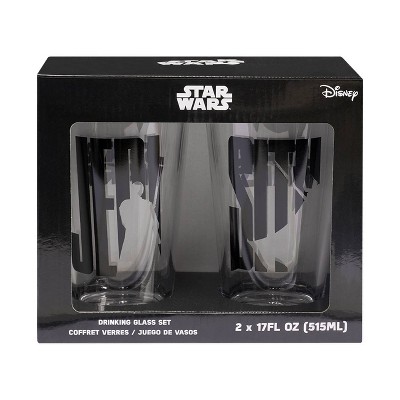 Photo 1 of Funko Star Wars Sith Jedi Pint Glasses - 17oz 2pk