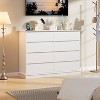 Acekool 8 Drawer Dresser for Bedroom, Wide Double Chest, Large Horizontal Dresser with Deep Drawers, Modern Storage for Living Room Hallway Kids Room - 4 of 4