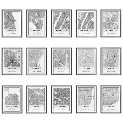 Natural Framed Canvas Christmas Dachshund Dog Print, 18" x 24"