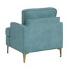 NicBex Modern Accent Chair, Armchair with Gold Metal Legs Upholstery Sofa Chair for Living Room, Bedroom, Office - 2 of 4