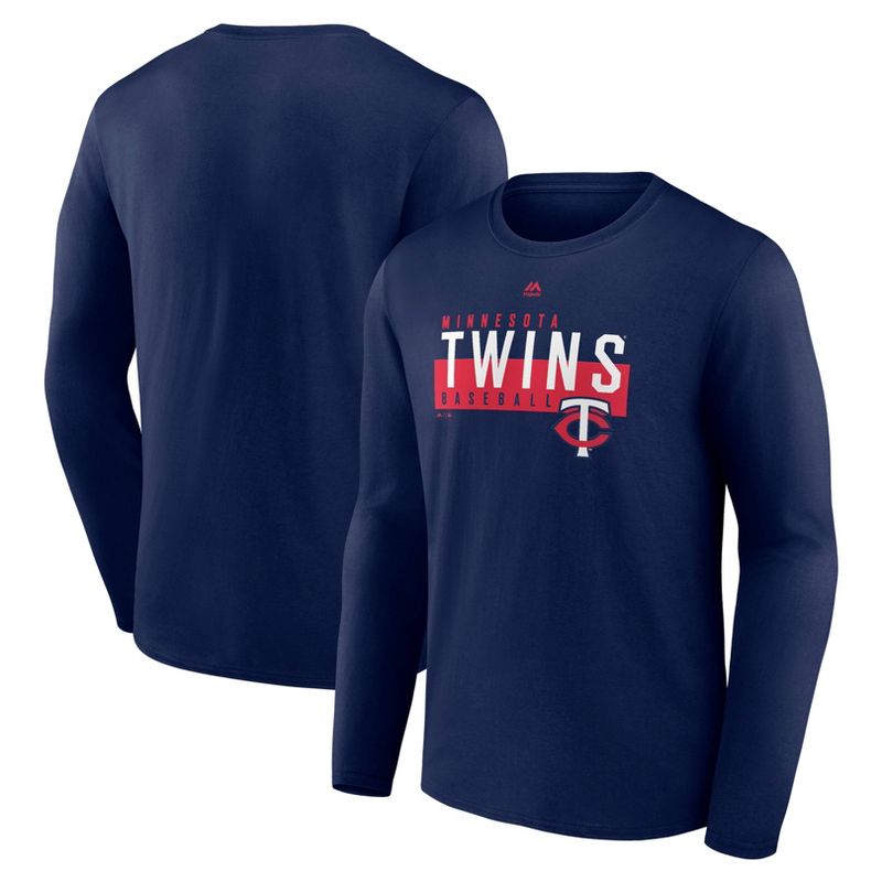 MLB Minnesota Twins Men&#39;s Long Sleeve Core T-Shirt, 1 of 4