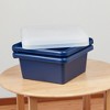 ECR4Kids Square Bin with Lid, Storage Containers, 2-Pack - 4 of 4