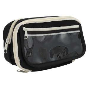 Unique Bargains Pencil Case with Flip Cover for Office Organizer - 1 of 4