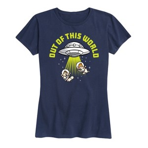Women's - Disney - UFO Out Of This World Short Sleeve Graphic T-Shirt - 1 of 4