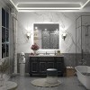 Apmir Super Bright 192 LEDs/m Back LED Lighted Anti-Fog Tempered Glass Bathroom/Vanity Mirror with ETL & 3-Year Warranty - 2 of 4