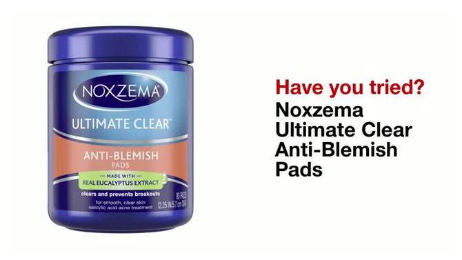 Noxzema Ultimate Clear Anti Blemish Pads - Eucalyptus - 90ct, 2 of 11, play video