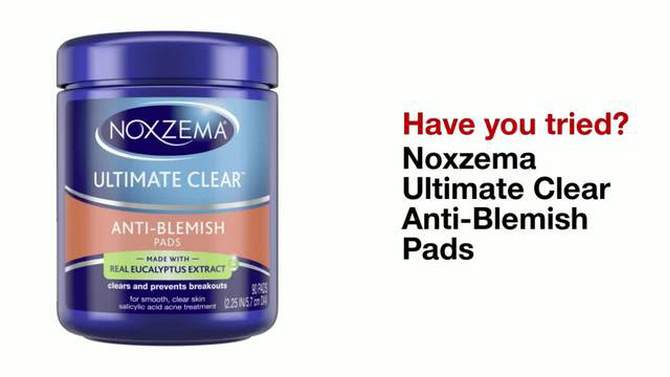 Noxzema Ultimate Clear Anti Blemish Pads - Eucalyptus - 90ct, 2 of 11, play video