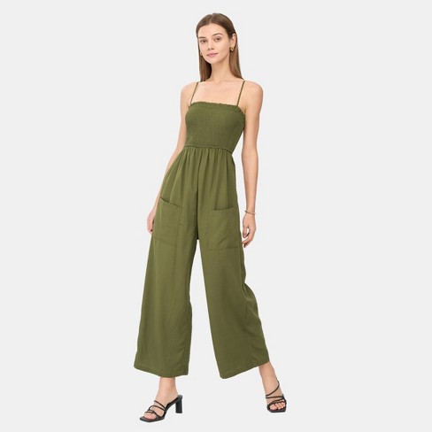 Olive green jumpsuit store target