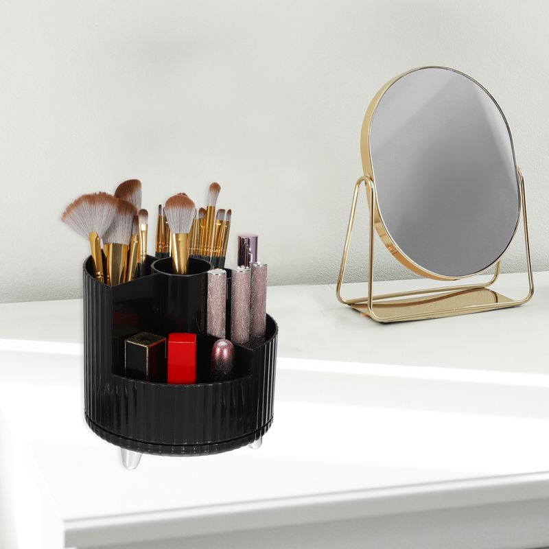 Unique Bargains Home Office Bathroom Rotating 360-Degree Rotatable Makeup Organizer 1 Pc, 2 of 7