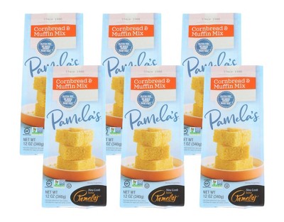 Pamela's Cornbread and Muffin Mix - Case of 6/12 oz