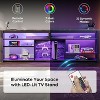 Bestier 70" Gaming Entertainment Center for TV up to 75" LED TV Stand for PS5 Tall TV Console with Shelves - 2 of 4