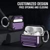 HTUTWOO Case for AirPods Pro/Pro2, Premium Slim Shockproof Protective Cover with Keychain Case and Cleaning Kit for Women Men - 3 of 4