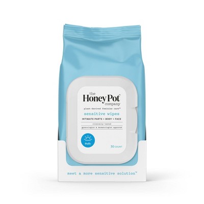 The Honey Pot Company Sensitive Feminine Wipe Basket - 30ct
