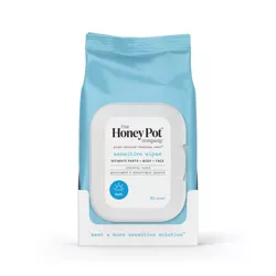 The Honey Pot Sensitive Feminine Wipes - 30ct