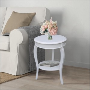 International Concepts Cambria Round End Table - 1 of 4