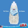 LOLA Products Refill for Cotton Floor Wet String Mop, Absorbs up to 3X its Weight in Water, Heavy Duty, Durable & Super Absorbent for Floor Cleaning - 3 of 3