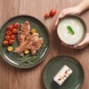 Itopfox 24-Piece Dinnerware Set for 8, Modern Stoneware Plates and Bowls, Perfect for Family Gatherings & Holiday Celebrations, Easy Cleaning, Brown - 4 of 4
