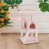 Cat Tree CatTower for Large Cats - 37.8-Inch Multi-Level Cat Condo with Widened Perch and 2-Door Cat Cave - 2 of 4
