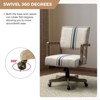Debora Modern Task Chair Arm Chair for Living Room and Office Room  with Nailed Trims| KARAT HOME - 3 of 4