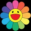 Adult Design By Humans Daisy Flower Rainbow Pride By PINHEAD66 T-Shirt - 2 of 2