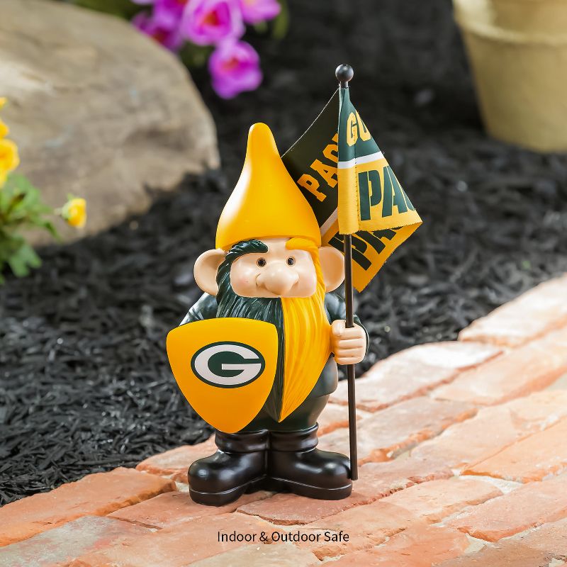 Evergreen Green Bay Packers, Flag Holder Gnome, 2 of 8
