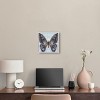 Art Remedy On Her Way Colorful buterfly and flowers wall art Framed - 2 of 4