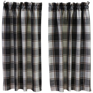 Park Designs Hixon Plaid Tiers Pair 72" x 36" - 1 of 4