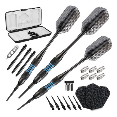 Viper Bobcat Adjustable Weight Conversion Dart Set 16-19 Grams, Black Rings