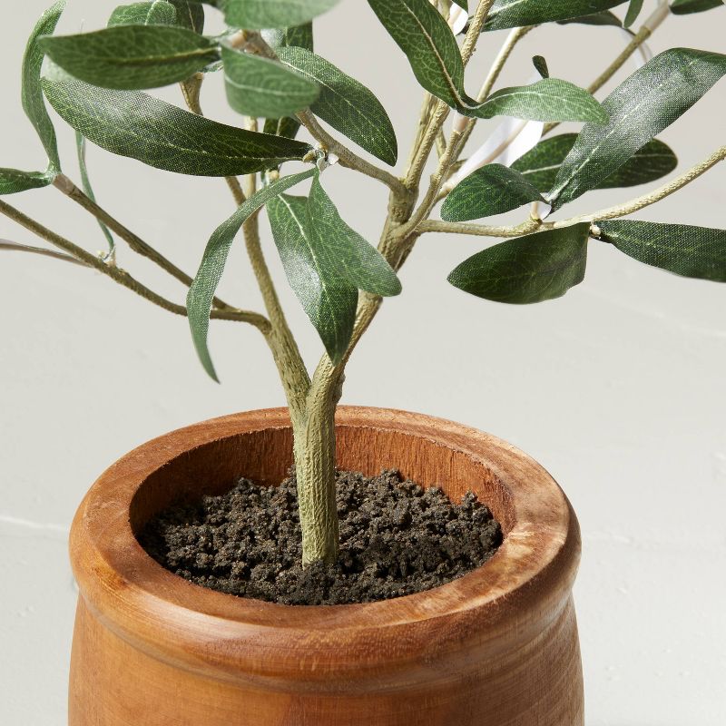 16&#34; Faux Olive Leaf Plant - Hearth &#38; Hand&#8482; with Magnolia, 4 of 11