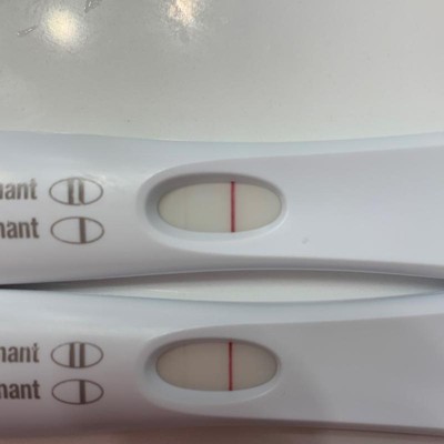 first response positive pregnancy test faint line