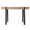 Bahmin Multipurpose Desk Natural/Black - Aiden Lane: Transitional Style, Home Office Centerpiece, No Storage - image 3 of 4