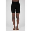 Yogalicious Womens 2 Pack Lux Tribeca Elastic Free High Waist 7" Side Pocket Bike Short and Lux Everyday Elastic Free High Waist 7" Basic Bike Short - 2 of 3