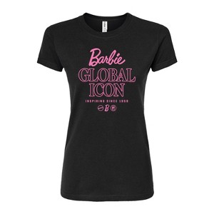 Women's - Barbie - Global Icon Fitted Graphic T-Shirt - 1 of 2