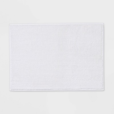 Unique Bargains Cobblestone Pattern Bathroom Rugs Polyester Bath Mat  Machine Washable 31.5x19.69 Beige : Target